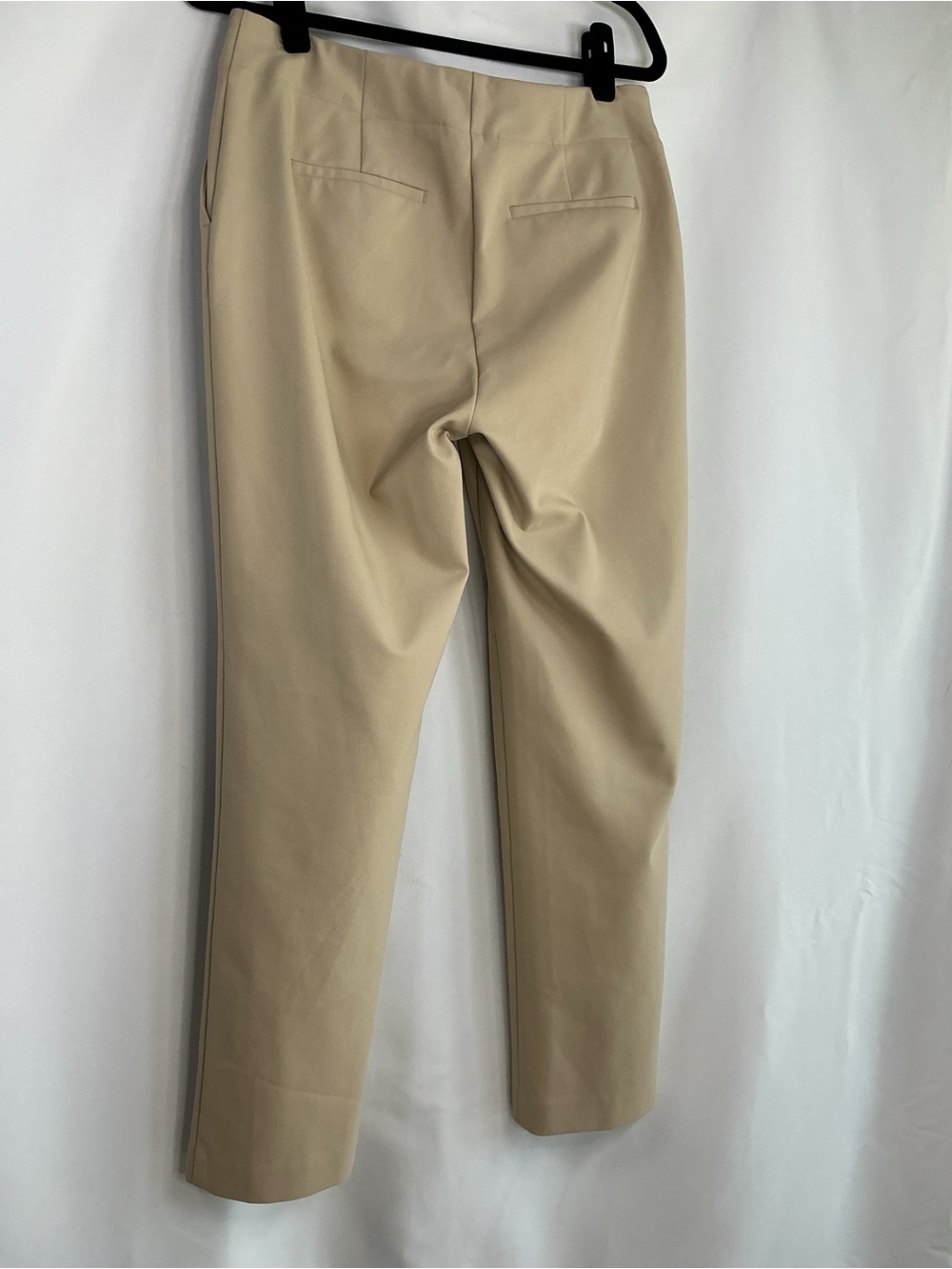 Rachel Zoe | Tailored Beige Minimalist Careerwear Pants Luxury Basics Size 8 - Picture 4 of 7
